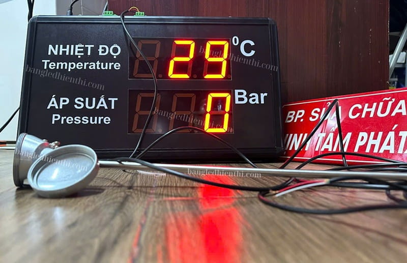 bảng điện tử theo dõi áp suất